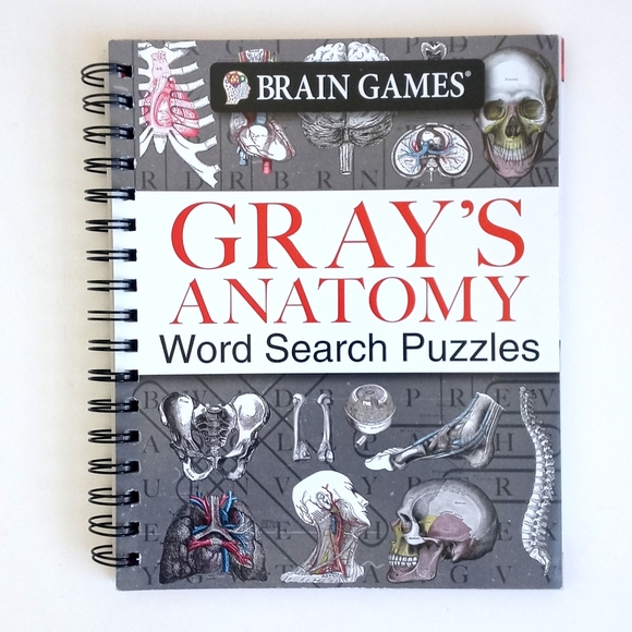 Brain Games Other - Gray's Anatomy Word Search Puzzles Book Large Print by Brain Games